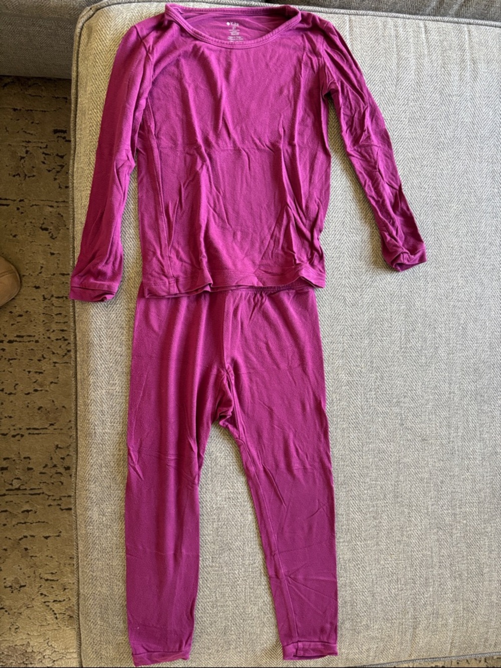 Kyte BABY Magenta Long Sleeve Pajama Set